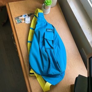 Blue kavu sling bag